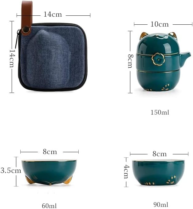 Conjunto Lucky Cat - Conjunto Cápsula para Chá