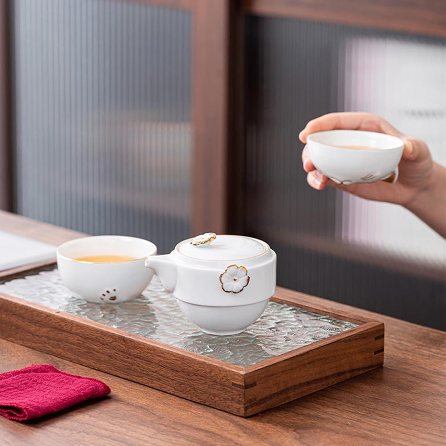 Conjunto Lucky Cat - Conjunto Cápsula para Chá