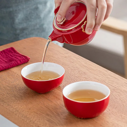 Conjunto Lucky Cat - Conjunto Cápsula para Chá