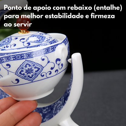 Conjunto Lua em Porcelana