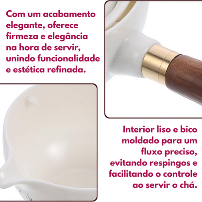 Bule Infusor Rotativo - Flor de Cerejeira