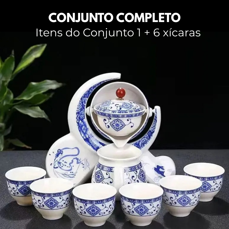 Conjunto Lua em Porcelana