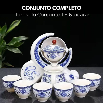 Conjunto Lua em Porcelana