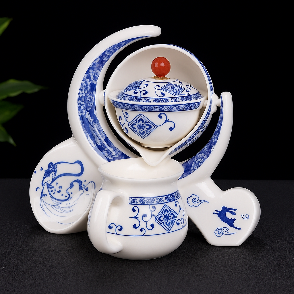 Conjunto Lua em Porcelana