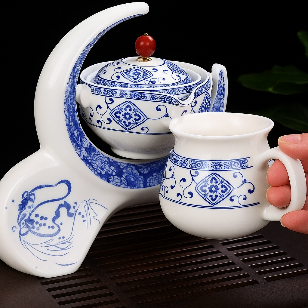 Conjunto Lua em Porcelana