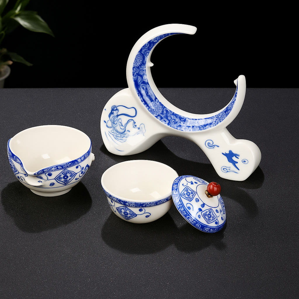 Conjunto Lua em Porcelana